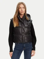 Kamizelki damskie - Guess Bezrękawnik W5YL11 WHDO2 Czarny Regular Fit - miniaturka - grafika 1