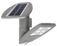 Lampy ogrodowe - Lutec ZETA zewnętrzny kinkiet LED Siwy 1-punktowy Nowoczesny Obszar zewnętrzny ZETA Czas dostawy od 6-10 dni roboczych 6901101000-DO2 - miniaturka - grafika 1
