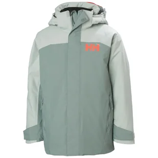 Helly Hansen Level, kurtka narciarska, junior, jasnozielony - Kurtki narciarskie - miniaturka - grafika 1