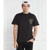 Koszulki męskie - Tommy Jeans T-shirt GOLD SIGNATURE BACK | Regular Fit - miniaturka - grafika 1