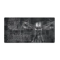 Podkładki na biurko - Podkładka trwała Człowiek witruwiański  120x60 cm - miniaturka - grafika 1