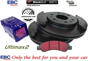 Przednie klocki Ultimax2 + tarcze hamulcowe 330mm EBC seria PREMIUM Cadillac Escalade AWD 2007-2008 - Tarcze hamulcowe - miniaturka - grafika 1