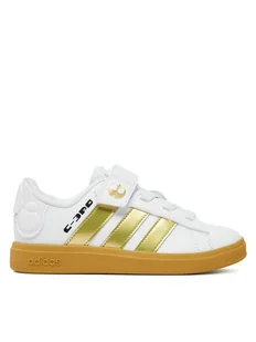 adidas Sneakersy Star Wars Grand Court 2.0 IH1135 Biały - Buty dla dziewczynek - miniaturka - grafika 1