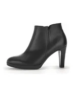 Botki damskie - Gabor Skórzane kozaki w kolorze czarnym - miniaturka - grafika 1