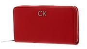 Portfele - Calvin Klein Damski portfel Re-Lock Z/a Lg PBl, Czerwony aurora, One Size - miniaturka - grafika 1