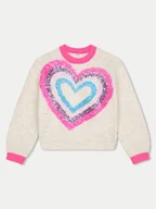 Swetry dla chłopców - Billieblush Sweter U20460 Écru Regular Fit - miniaturka - grafika 1