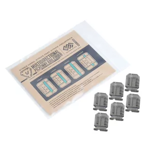 Strike Industries - Multidirectional Picatinny Rail Cover with Cable Management - 6 szt. - SI-AR-CMS-MP - Osprzęt do wiatrówek - miniaturka - grafika 2