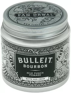 Pan Drwal Bulleit Bourbon Milk Matowa pasta do włosów o średnim chwycie dla mężczyzn 120ml - Kosmetyki do stylizacji włosów - miniaturka - grafika 1