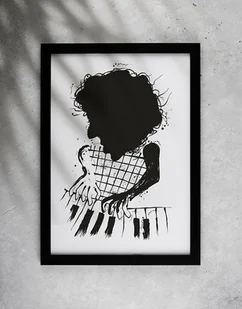 Plakat Fryderyk Chopin - Obrazy i zdjęcia na płótnie - miniaturka - grafika 1