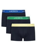 Majtki męskie - Lacoste Komplet 3 par bokserek 5H1297 Granatowy - miniaturka - grafika 1