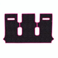 Dywaniki samochodowe - Zestaw Maty wykonane dla IVECO STRALIS HI WAY roku od 2012 do 2019 roku dywan z włókna antypoślizgowe dno Antracyt Fuksja - miniaturka - grafika 1