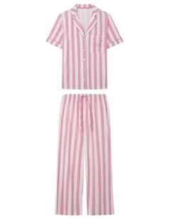 women'secret Damska koszula nocna Capri Piżama 100% bawełna różowa sąsiadka blond zestaw piżamowy, pomarańczowy, XL, pomarańczowy, XL - Piżamy damskie - miniaturka - grafika 1