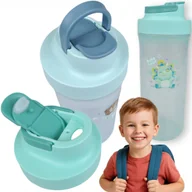 Shakery i bidony sportowe - Butelka bidon na wodę dla dzieci 500ml szkolny do szkoły przedszkola 0,5L - miniaturka - grafika 1