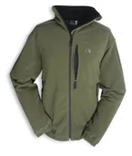 Kurtki męskie - Tatonka Essential męska kurtka polarowa "Duncan Jacket", ciemnooliwkowa - miniaturka - grafika 1