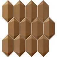 Płytki ceramiczne - Mozaika ścienna Floral Stone Gold 29,1 x 26,5 cm Gat.1 ARTE - miniaturka - grafika 1