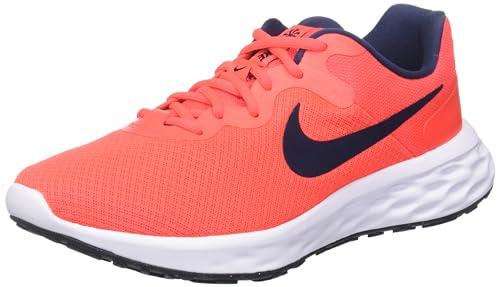 Nike Revolution 6 Next Nature, Męskie trampki, Czerwony Jasny Karmazynowy Biały Obsydian, 45 EU