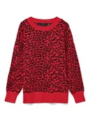 Swetry damskie - Vero Moda Sweter w kolorze czerwonym - miniaturka - grafika 1
