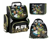 Zestawy szkolne - TORNISTER+PIÓRNIK+WOREK ZESTAW PLAYER PP22GM PASO - miniaturka - grafika 1