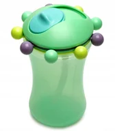 Kubki dla dzieci - Melii Baby Sensoryczny bidon ze słomką 340ml Green - miniaturka - grafika 1