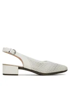 Sandały damskie - Rieker Sandały 47066-80 Biały - miniaturka - grafika 1