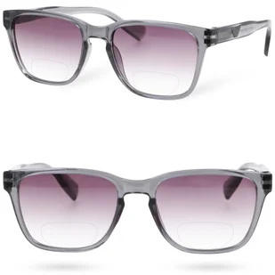 Okulary korekcyjne progresywne do czytania PLUSY GRADAL VISION GRAY +4 - Okulary korekcyjne, oprawki, szkła - miniaturka - grafika 1