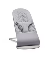 Leżaczki i huśtawki - Babybjorn Leżaczek Bliss Woven Petal Quilt Light grey - miniaturka - grafika 1