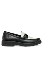 Półbuty damskie - Geox Loafersy D Spherica Ec1 D25QRA 00043 C9B5V Czarny - miniaturka - grafika 1