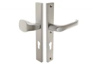 Klamki - Pochwyt-klamka FAM 14333 92/240/32 chrom matowy prawa (3 śruby) - miniaturka - grafika 1