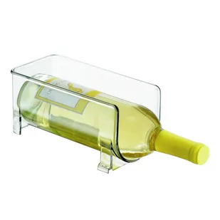 InterDesign Inter wzornictwo 70830eu lodówka Box stos uchwyt do butelek wina, transparentny nadający YMJ-418 - Akcesoria do wc - miniaturka - grafika 2