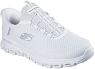 Buty sportowe męskie - Skechers buty męskie Slip-ins: Glide-Step - Noxus 233010 WHT white 47,5 - miniaturka - grafika 1
