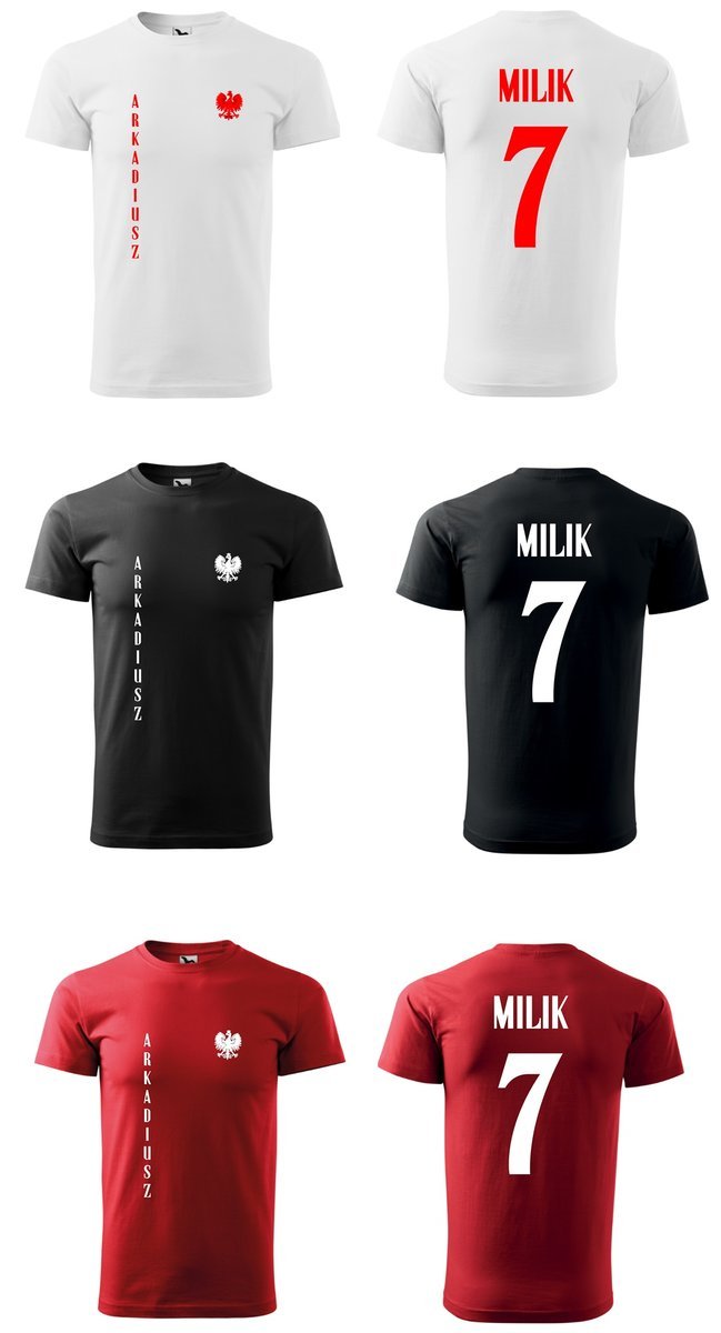 Koszulka Arkadiusz Milik 7 POLSKA jr Katar'22