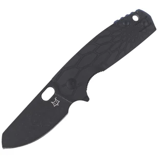 Nóż składany Fox Baby Core FRN Black, Black Stonewashed N690by Jesper Voxnaes (FX-608 B) - Noże - miniaturka - grafika 1