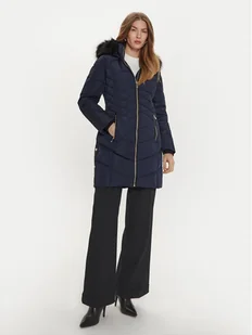 Morgan Kurtka puchowa 242-GCLEO Granatowy Regular Fit - Kurtki damskie - miniaturka - grafika 1