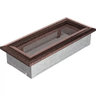Kratki.pl KRATKA KOMINKOWA OSKAR MIEDZIANA MALOWANA 110X240 MM 24OMI - Akcesoria kominkowe - miniaturka - grafika 1