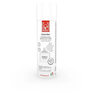 Zamsz w sprayu BIAŁY 250 ml Modecor - Dodatki do ciast w proszku - miniaturka - grafika 1
