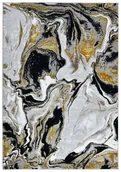 Dywany - Dywan Century New Kamień czarno-srebro-złoty 160 x 200 cm - miniaturka - grafika 1