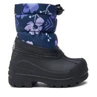 Buty dla chłopców - Śniegowce Reima Nefar 5400024A Granatowy - miniaturka - grafika 1