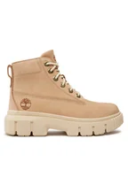 Botki damskie - Timberland Trapery Greyfield Mid TB0A2FT6EN71 Beżowy - miniaturka - grafika 1