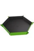 Akcesoria do gier planszowych - Gamegenic: Magnetic Dice Tray - Hexagonal - Black/Green - miniaturka - grafika 1