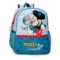 Plecaki szkolne i tornistry - Disney Mickey Road Trip Plecak szkolny Niebieski 9.8L 27x33x11 cms Poliester, niebieski, Mochila Escolar, plecak szkolny - miniaturka - grafika 1