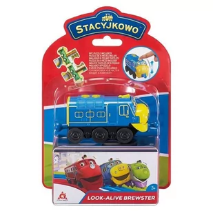 TM Toys Stacyjkowo. Lokomotywa Bruno - Pociągi dla dzieci - miniaturka - grafika 1