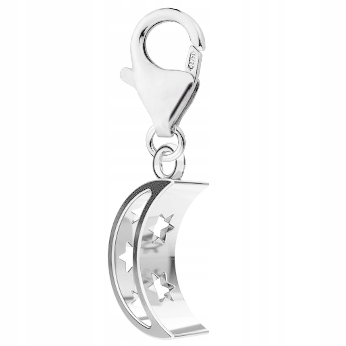 Zawieszka Srebrna z Księżycem Moon Noc Półksiężyc Księżyc SREBRO 925