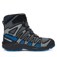 Buty trekkingowe dziecięce - Trekkingi Salomon Xa Pro V8 Winter Waterproof L47857400 Szary - miniaturka - grafika 1