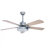 Wentylatory sufitowe - Wentylator sufitowy szary z jasnym drewnem HOBBLE - miniaturka - grafika 1