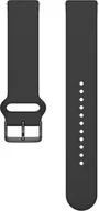 Akcesoria do smartwatchy - Polar Polar watch strap 20mm S-L T, black silicone - miniaturka - grafika 1