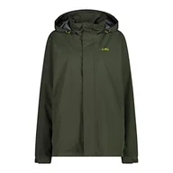 Kurtki męskie - CMP - męska kurtka przeciwdeszczowa z odpinanym kapturem, Oil Green, 50 - miniaturka - grafika 1