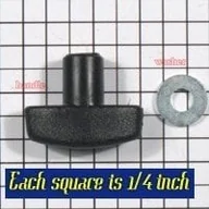 Inne akcesoria studyjne - Manfrotto Motylek i śruba zacisku nóg do 190B/DB 6 szt. - miniaturka - grafika 1