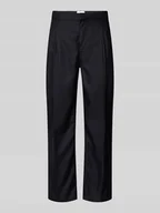 Spodnie męskie - Spodnie materiałowe z elastycznym pasem model ‘CESAAROS’ - miniaturka - grafika 1