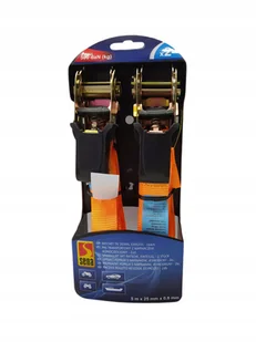 2 x Pas transportowy z napinaczem jednoczęściowy 25mm x 5m 500 kg - Pasy transportowe - miniaturka - grafika 1
