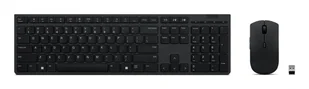 Lenovo 4X31K03945 klawiatura Dołączona myszka Biuro RF Wireless + Bluetooth Niemiecki Szary 4X31K03945 - Zestawy myszka + klawiatura - miniaturka - grafika 1